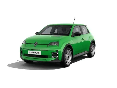 Ny Renault 5 E-Tech Evolution 88 kW (120 HK) 2026 Grön Halvkombi