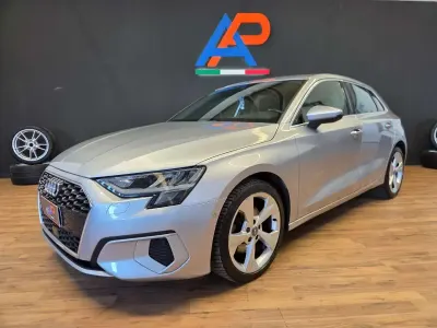 Usata Audi A3 Advanced 150 CV (110 kW) 2020 Argento Berlina