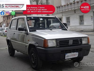 Usata Fiat Panda Young 54 CV (39 kW) 2001 Grigio Utilitaria