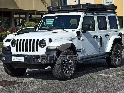 Usata Jeep Wrangler Unlimited 272 CV (200 kW) 2021 Bianco SUV