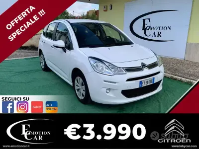Usata Citroën C3 Exclusive 68 CV (50 kW) 2014 Bianco Berlina