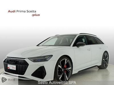 Usata Audi RS6 Ambiente 600 CV (441 kW) 2021 Bianco Station wagon