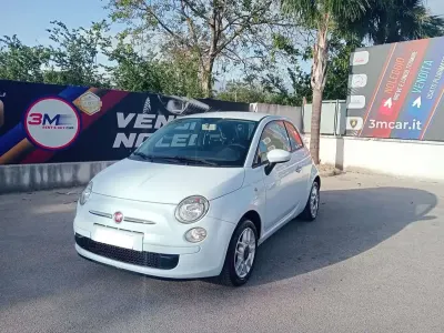 Usata Fiat 500 Pop 75 CV (55 kW) 2009 Blu/azzurro Cabrio