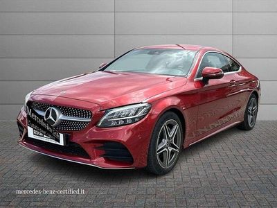 Begagnad Mercedes C220 Premium 194 HK (142 kW) 2020 Röd Sportkupé