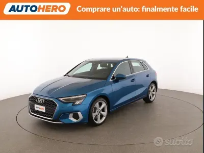 Usata Audi A3 Ambiente 150 CV (110 kW) 2021 Bluazzurro Berlina