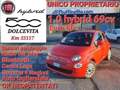 Usata Fiat 500 Dolcevita 69 CV (50 kW) 2020 Arancione Berlina