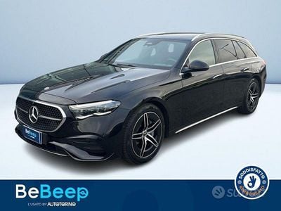 Usata Mercedes E220 AMG line 197 CV (144 kW) 2024 Nero Station wagon