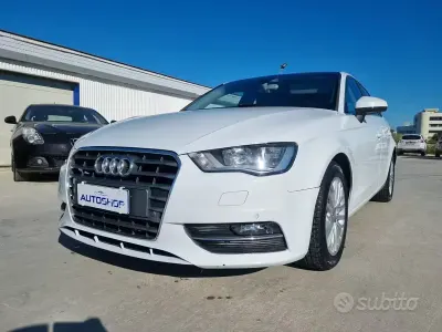 Usata Audi A3 Ambition 150 CV (110 kW) 2014 Bianco Berlina