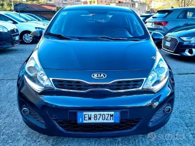 Begagnad Kia Rio Active 75 HK (55 kW) 2014 Grå Sedan