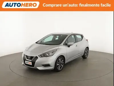 Usata Nissan Micra Acenta 90 CV (66 kW) 2018 Argento Utilitaria