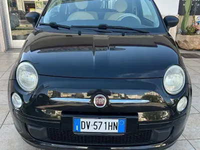 Usata Fiat 500 Pop 75 CV (55 kW) 2009 Nero Cabrio