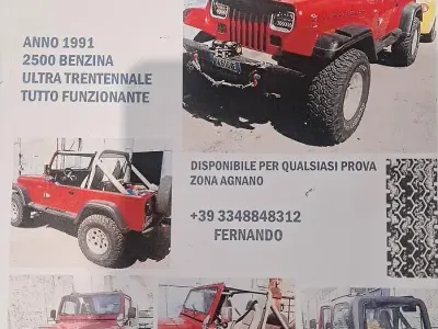 Usata Jeep Wrangler 1991 Rosso SUV