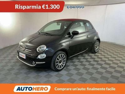 Usata Fiat 500C Star 69 CV (50 kW) 2020 Nero Cabrio