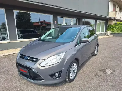 Käytetty Ford C-MAX Titanium 125 HP (91 kW) 2014 Ruskea Tila-auto