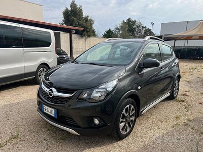 Usata Opel Karl Rocks 73 CV (53 kW) 2019 Nero Utilitaria