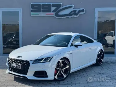 Usata Audi TT S-Line 245 CV (180 kW) 2019 Bianco Coupé