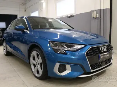 Usata Audi A3 Advanced 150 CV (110 kW) 2023 Blu Berlina