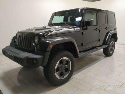 usata Jeep Wrangler Unlimited 2.8 CRD DPF Sahara Auto del 2015 usata a Cuneo