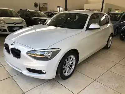 Begagnad BMW 114 Sport Line 102 HK (75 kW) 2013 Vit Halvkombi