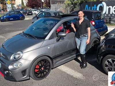 Usata Abarth 595C Turismo 165 CV (121 kW) 2016 Grigio Cabrio