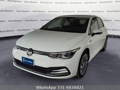 Usata VW Golf VIII Style 116 CV (85 kW) 2022 Bianco Utilitaria