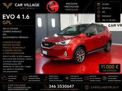 Usata EVO Evo 4 114 CV (83 kW) 2021 Rosso SUV