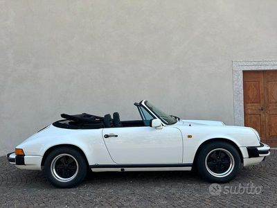 Usata Porsche 911 Carrera Cabriolet 231 CV (169 kW) 1983 Bianco Cabrio