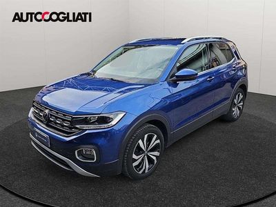 Usata VW T-Cross Advance 110 CV (80 kW) 2021 Blu/azzurro SUV