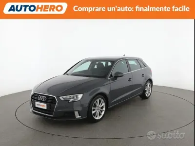 Usata Audi A3 Sport 116 CV (85 kW) 2017 Grigio Berlina
