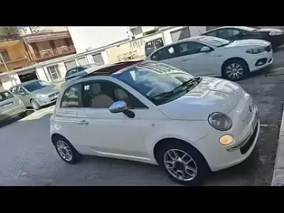 Usata Fiat 500 75 CV (55 kW) 2008 Bianco Berlina