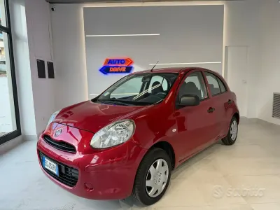 Usata Nissan Micra 80 CV (58 kW) 2011 Rosso Utilitaria