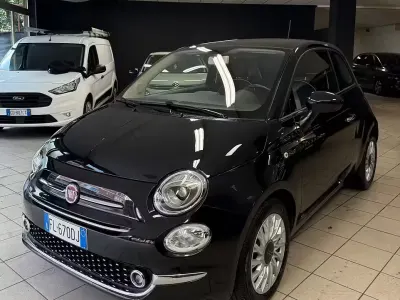 Brugt Fiat 500 Lounge 95 HK (69 kW) 2017 Sort Sedan