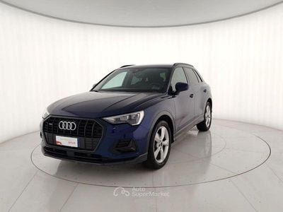 Usata Audi Q3 Advanced 150 CV (110 kW) 2021 Blu metallizzato SUV