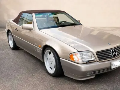 Usata Mercedes SL500 333 CV (244 kW) 1991 Argento Cabrio
