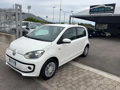 Begagnad VW up! 60 HK (44 kW) 2014 Vit Halvkombi