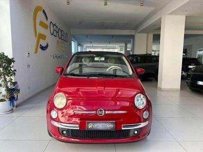 Usata Fiat 500C Lounge 69 CV (50 kW) 2009 Rosso metallizzato Cabrio