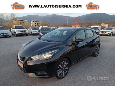 Usata Nissan Micra Acenta 71 CV (52 kW) 2017 Nero Utilitaria