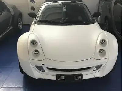 Usata Smart Roadster 82 CV (60 kW) 2003 Bianco Cabrio