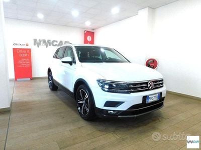 Usata VW Tiguan Advance 150 CV (110 kW) 2018 Bianco SUV