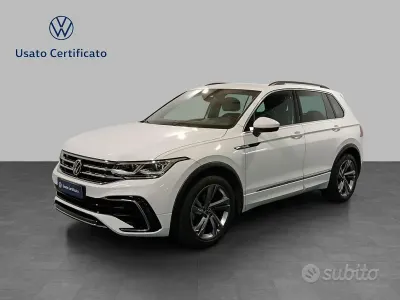 Usata VW Tiguan R-line 150 CV (110 kW) 2023 Pure white SUV