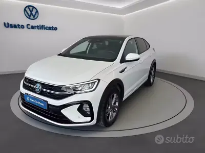 Usata VW Taigo R-line 110 CV (80 kW) 2022 Bianco SUV
