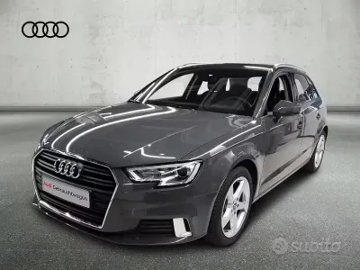Usata Audi A3 Ambiente 116 CV (85 kW) 2019 Grigio Berlina