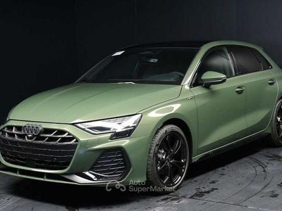 Nuova Audi A3 S-Line 150 CV (110 kW) 2025 Verde district met. Berlina