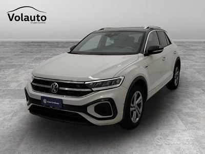 Usata VW T-Roc R-line 110 CV (80 kW) 2022 Beige SUV