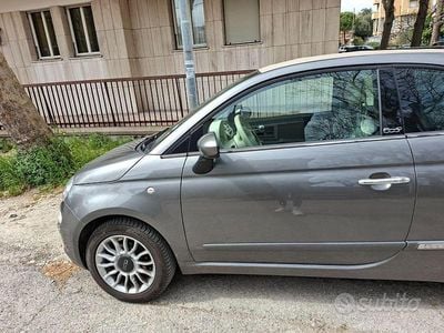 Usata Fiat 500C Lounge 69 CV (50 kW) 2011 Grigio Cabrio