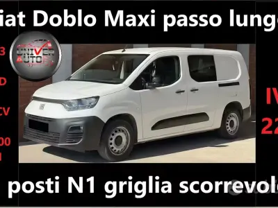 Usata Fiat Doblò 102 CV (75 kW) 2023 Bianco Monovolume