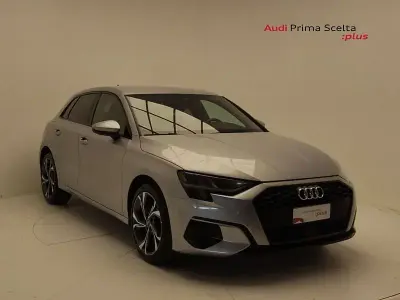 Usata Audi A3 Sportback Advanced 150 CV (110 kW) 2023 Argento fioretto Utilitaria