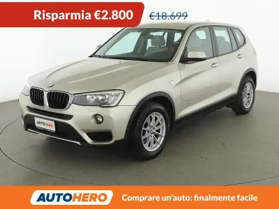 Usata BMW X3 190 CV (139 kW) 2015 Argento SUV