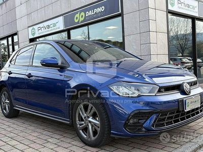 Usata VW Polo R-line 95 CV (69 kW) 2023 Blu Utilitaria
