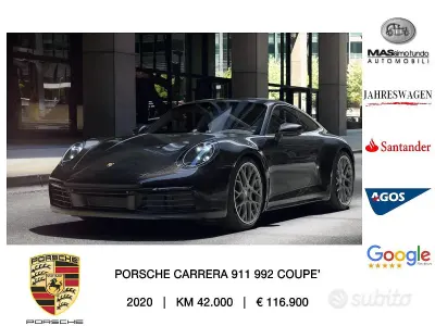 Usata Porsche 911 Carrera 385 CV (283 kW) 2020 Nero Coupé